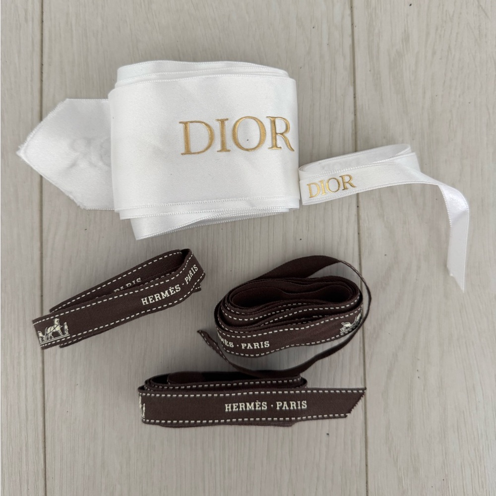 Hermès & Dior Gift Ribbon Bundle